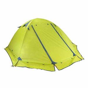 TRIWONDER 2人用 テント 4シーズン 山岳テント 軽量 防水 バックパック キャンプ ツーリング 登山 てんと 二重層 テント (グリーン - 2人