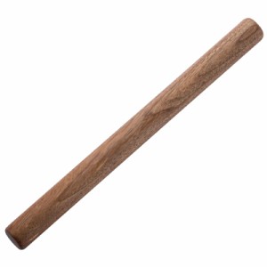 Muso Wood 木製 めん棒、麺棒、ベーキング用、くるみ材（40cmx3.5cm)