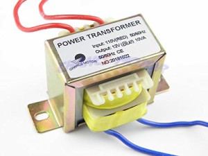 CHANCS 電源トランス 110Vを入力 出力AC 12V AC/ACトランス にとって 同期モーター