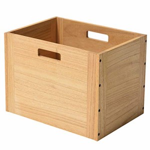 KIRIGEN 収納 ボックス 木製 収納ケース おしゃれ カラーボックス キューブ ボックス ワイン 木箱 本箱 総桐 組み立て簡単 日本語取説付