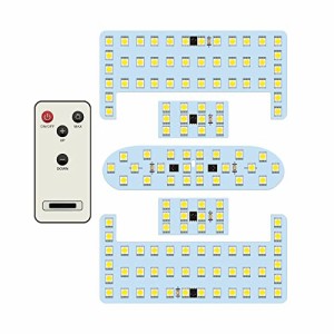 ZXREEK エスクァイア ルームランプ led ノア 80系 ルームランプ ヴォクシー 80系 ルームランプ 室内灯 車種専用設計 減光調整付き LED ル