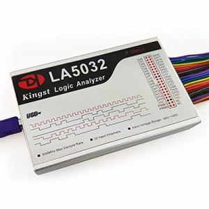 LA5032 USBロジックアナライザー32チャンネル500M最大サンプリングレート10GサンプリングMCU/ARM/FPGAデバッグ英語ソフト、Windows(32bit