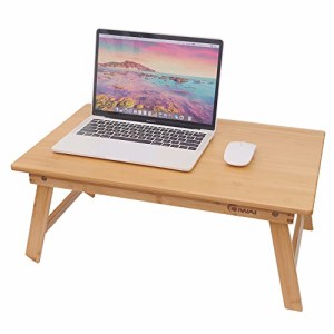 ベッドテーブル OIWAI ノートパソコンデスク 竹製 ローテーブル ベッドトレー 折りたたみ キャンプテーブル ピクニックテーブル 座卓 ち