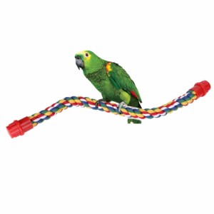 インコ 鳥用 ロープパーチ 鳥用止まり木 インコ ロープパーチ 鳥用 ロープ インコ おもちゃ 遊びおもちゃ 爪を磨く 鳥休み場所 噛む玩具 