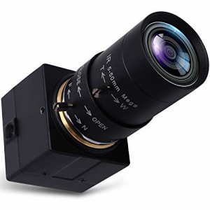 ELP 5MP USB カメラ 5-50mm10X 望遠手動ズームレンズ、1944P MI5100 センサー UVC CCTV 産業用 USB ウェブカメラ 3D スキャナー、VR カメ