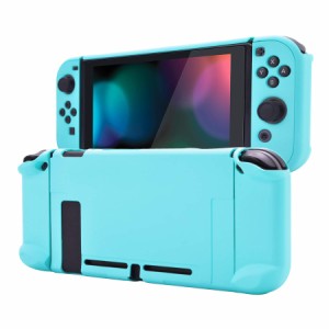 eXtremeRate PlayVital Switchコンソールに対応するバックカバー、分割デザインでNS Joyconハンドヘルド用保護ケース（ハード）、Switch