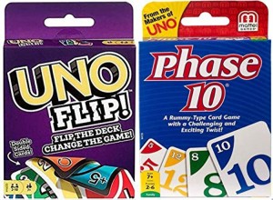 Unos フェーズ10 ＆ Uno フリップ 2パック