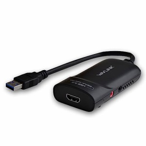 WAVLINK USB 3.0 - HDMIアダプター マルチディスプレイ用 2K (2048x1152) 最大6台のモニター DisplayLink認証 外部ビデオグラフィックス