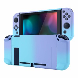 eXtremeRate PlayVital Switchコンソールに対応するバックカバー、分割デザインでNS Joyconハンドヘルド用保護ケース（ハード）、Switch