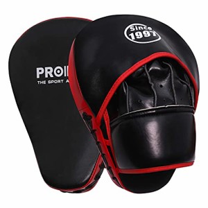 PROIRON パンチングミット ボクシングミット キックボクシング 格闘技 空手 テコンドー 練習用 2個セット フリーサイズ