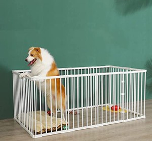 Dyaskz ペットサークル 犬用 サークルケージ 屋外 ペット柵 12面 室内 ペットフェンス ドッグサークル室内用 柵 簡単組み立て 工具不要 