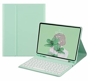 iPad Air 第 5世代 2022/ 第４世代 10.9インチ キーボード ケース 丸型キー 可愛い カラーキーボード カラフル iPad Air5 Air4 アイパッ