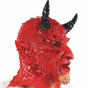 EnergyPower ハロウィン・パーティー用マスク 地獄の魔王 業務用 悪魔 サタン デビル 頭部全体をカバーする超リアルフルフェイスマスク 