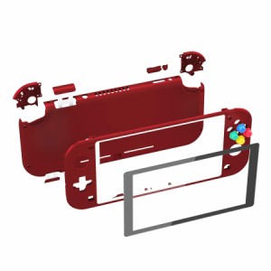eXtremeRate Nintendo Switch Liteに対応用DIY互換するケース、NSLハンドヘルドコントローラーハウジング/スクリーンフィルム付き、Ninte