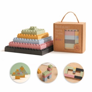 Mamimami Home 立体パズル ブロック やわらか 積み木 テトリス おもちゃ シリコン 子供 カタチ遊び 知育玩具 形合わせ 赤ちゃん１歳 ２歳