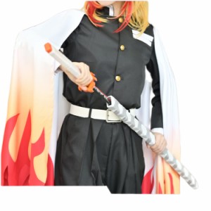 煉獄 杏寿郎 コスプレ衣装 大人用 仮装 cosplay 学園祭 文化祭 ハロウイーン 全セット (XL, 煉獄 杏寿郎)