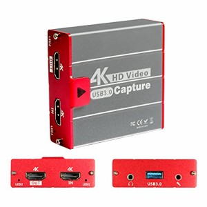 Mirabox 4K キャプチャーボード switch対応 、HDMI USB3.0 ビデオキャプチャー HD ゲームキャプチャー ゲーム録画 ビデオ録画 ライブ配信