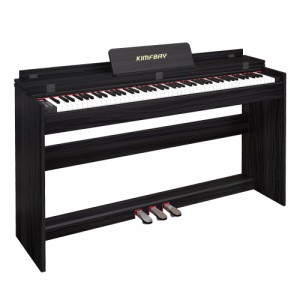 KIMFBAY 電子ピアノ 88鍵盤 ハンマーアクション鍵盤 木製 ピアノ ハンマーのピアノ アップライトピアノ Digital Piano 人気 電子ピアノ 8