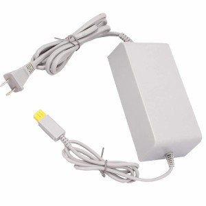 JUTOSU Wii U用コンソール充電器、WiiU 本体 コンソール用ACアダプター電源交換 過熱、過電流、過充電保護機能付き