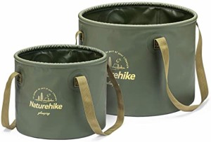 Naturehike公式ショップ バケツ 折りたたみ式 バッカン ポータブルバケツ 水汲み アウトドア 釣り用バケツ 大容量 自立式 持ち運び 防水 