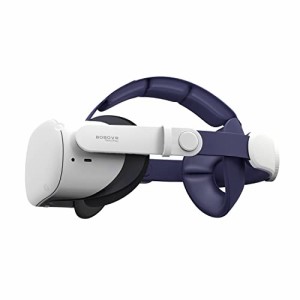 BOBOVR M1 Plus ヘッドストラップ - ストラップは Quest 2 アクセサリと互換性があり、軽量設計 交換用ハニカム滑り止めパッド