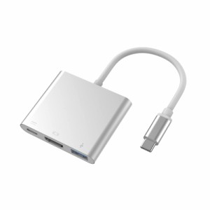 Switch ドック USB Type C HDMI アダプタ【2023年新型】AOSKYKA 3in1多機能 Switchドック小型＆ニンテンドースイッチドック USB3.0 デー