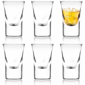 6個セット ショットグラス 30ml 1オンス ショットグラス ウイスキー ショットグラス テキーラ 小さい バー ショットグラス エスプレッソ 