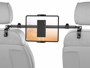 TRYONE タブレットホルダー 車載ホルダー ヘッドレスト ホルダー 後部座席用 伸縮アーム 長さ調整 タブレットスマホ両用車載ホルダー360