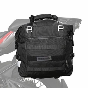 Rhinowalk バイク用サイドバッグ 防水 20L大容量 オフロード アドベンチャー用 ソフトパニアバッグ 軽量 クイックリリース キャンプ ツー