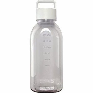 WEMUG ウォーターボトル 1000ml 水筒 (超軽量・シリコンなしで高密閉) スポーツボトル Giant クリア