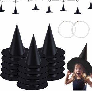 [TIANBANG] 15個ハロウィンハット魔女の帽子とんがり帽子装飾 小物 子供コスチュームハロウィーンの屋内と屋外の庭の装飾