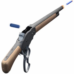 ショットガン風おもちゃ銃 散弾銃 UDL M1887 スポンジ弾 スポンジ銃、スプリング駆動で空気を生成し、柔らかいフォーム弾を発射します、 