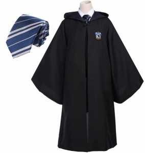 [§ＵＴ∞ＵＮ−ＴＩＮ] ハリーポッター ローブ Ravenclaw レイブンクロー 衣装 単品 コスチューム cosplay 男女共用 S ネクタイ付き…