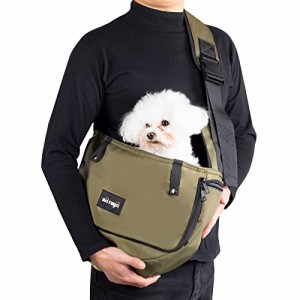 NATUYA ペットスリング 通気性 ペット バッグ 小型犬 猫用 キャリーバッグ バックル ペット スリング 抱っこ紐 ペットバッグ ショルダー