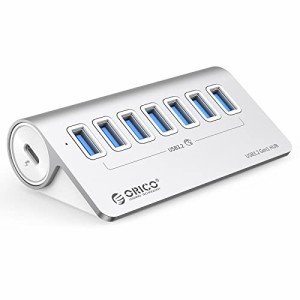 ORICO USB ハブ USB3.0 7ポート 5Gbps高速転送 セルフパワー/バスパワー両対応 100cmケーブル付き Windows/Linux/Mac OS/Android等OS PC