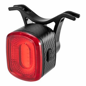 ROCKBROS(ロックブロス)自転車 テールライト 4つ点灯モード 自動点滅 振動感知 ブレーキ警告 リアライト COD LED 高輝度 防水 Type-C 取