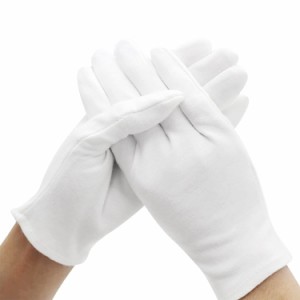 PROMEDIX 綿手袋 純綿100% 通気性 コットン手袋 家事 掃除用(50組/XL)