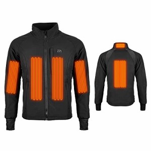 [MIDIAN] 2023最新 電熱 バイクジャケット 加熱ジャケット 冬 電熱 ジャケットです 12V プロテクト メッシュ パーカー テン アウター プ