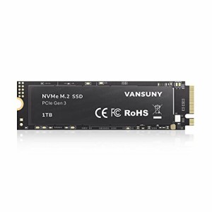 Vansuny 内蔵SSD 1TB PCle 3.0×4 NVMe M.2 SSD 3D NAND NVMe M.2 2280 内蔵ソリッド ステート ドライブ PCIe SSD より高速な PC とラッ