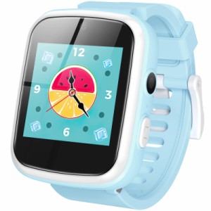 AGPTEK 日本正規品 キッズ 腕時計 子供用 スマートウォッチ smart watch for kids 時計 女の子 男の子 時計 文字盤DIY タッチスクリー 8G