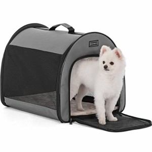 Petsfit 犬 クレート 中型犬 小型犬 猫 ソフトクレート ソフトケージ 折りたたみ 持ち手付き 軽量 ペットキャリー ペットケージ 屋内 屋