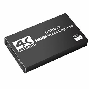 C.AMOUR 4K HDMI パススルー キャプチャーボード Switch対応 1080P 60FPS USB3.0 ビデオゲーム ゲーム実況 ビデオ録画 ライブ配信 生放送