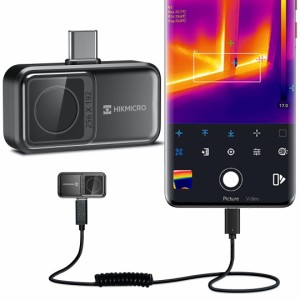 HIKMICRO Mini2 サーモグラフィー スマホ用 256 x 192画素 超小型サーマルカメラ android(Type-C)末端 熱画像キャプチャー頻度 25HZ