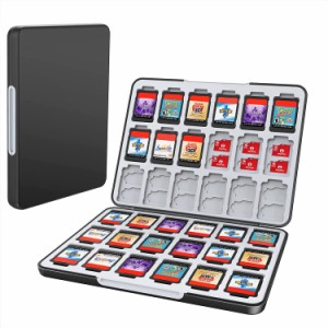 PGRTYOF Switch用ゲームカードケース、Switch OLED＆Switch Liteゲームメモリーカード収納、ゲームカードスロット36枚、マイクロSDカード