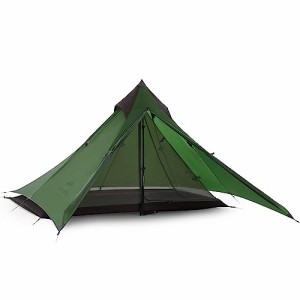 Naturehike公式ショップ ワンポールテント ソロキャンプ 1人用 超軽量 前室付き ダブルウォール 20D 耐水圧PU2000mm コンパクト 専用グラ