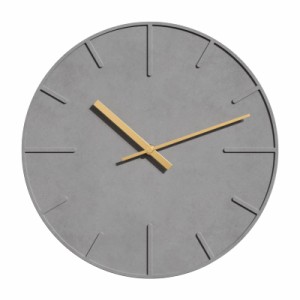TAHITICA 掛け時計 静音 セメント製 壁掛け時計 ウォールクロック シンプル モダン 北欧 30CM 部屋飾り リビング インテリア 引越し祝い 