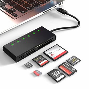 USB C マルチカードリーダー SD/TF(Micro SD)/CF/XD/MS Type-C 5Gps 高速7in1 XDピクチャーカード リーダー SDXC SDHC TF Micro SD CF MS