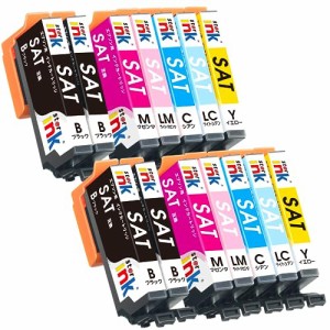 エプソン 対応 SAT-6CL サツマイモ Epson互換インク 14本セット (4BK/2C/2M/2Y/2LC/2LM) Epson 用 さつまいも インク SAT 互換インクカー