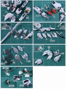 HG 1/144 ガンダムキャリバーン改造用 ディテールアップ ハイクオリティーステンレスパーツ 水転写式デカール付き [並行輸入品]