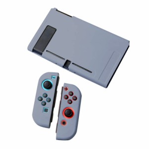 Ryo楽々生活館 Switch 対応 保護 ケース Joy-Con カバー 分離式 3点セット スイッチ 用 保護 カバー 装着簡単 TPU製 ソフト 耐衝撃 スイ